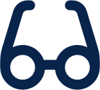eyeglass line education icon