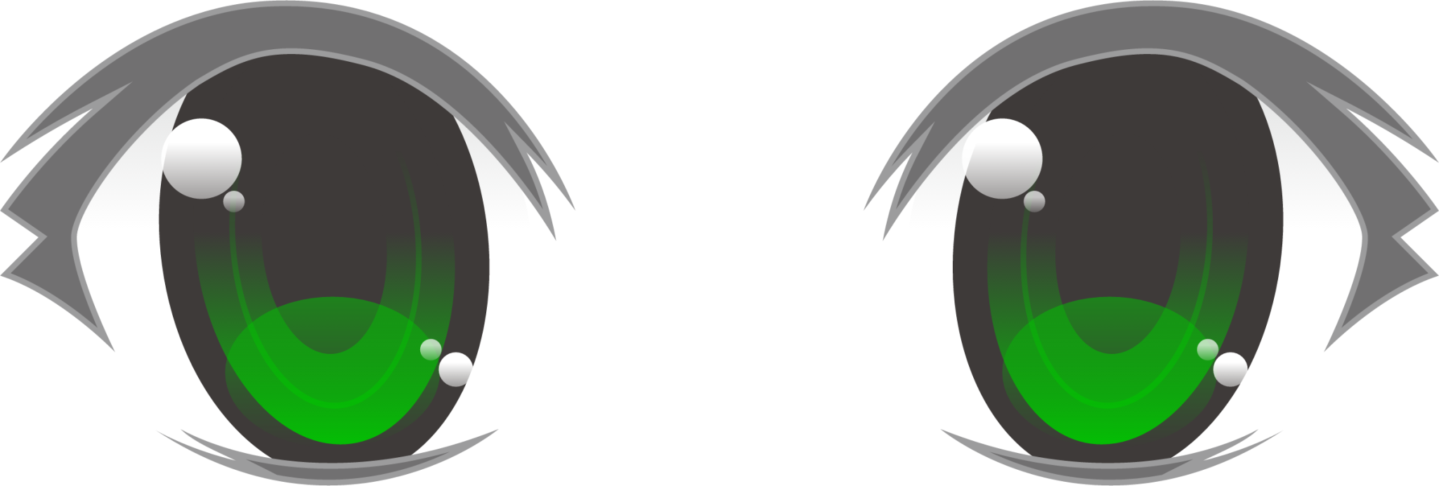 eyes (green) emoji