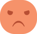 face angry icon