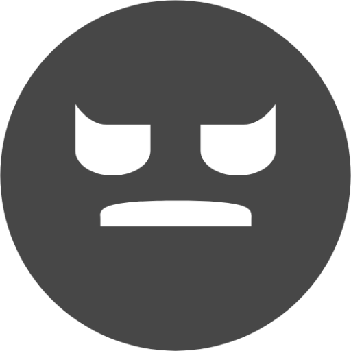 face angry symbolic icon