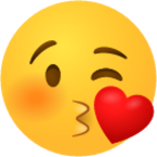 Face blowing a kiss emoji emoji