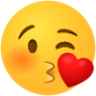 Face blowing a kiss emoji emoji