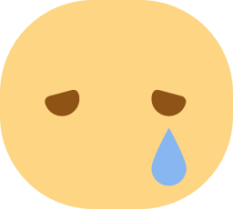face crying icon