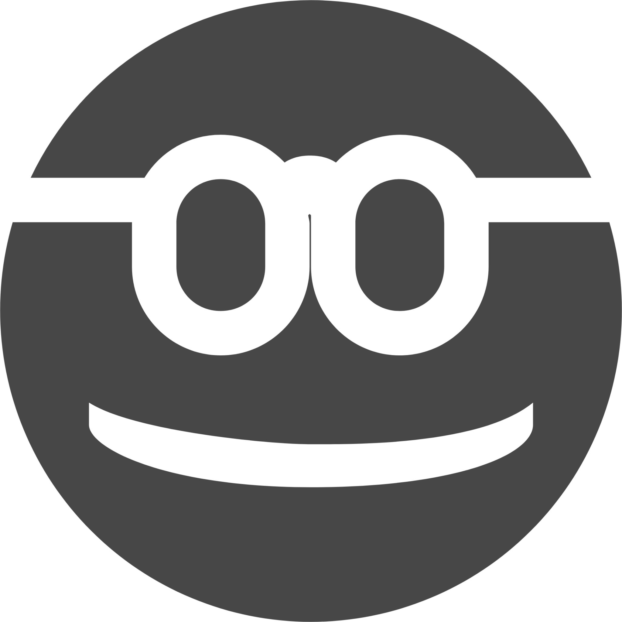 face glasses symbolic icon