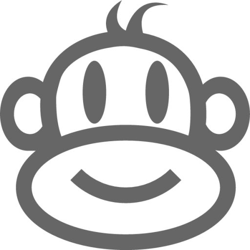 face monkey symbolic icon