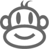 face monkey symbolic icon