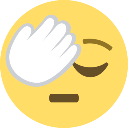 Face Palm Emoji Download For Free Iconduck 4188