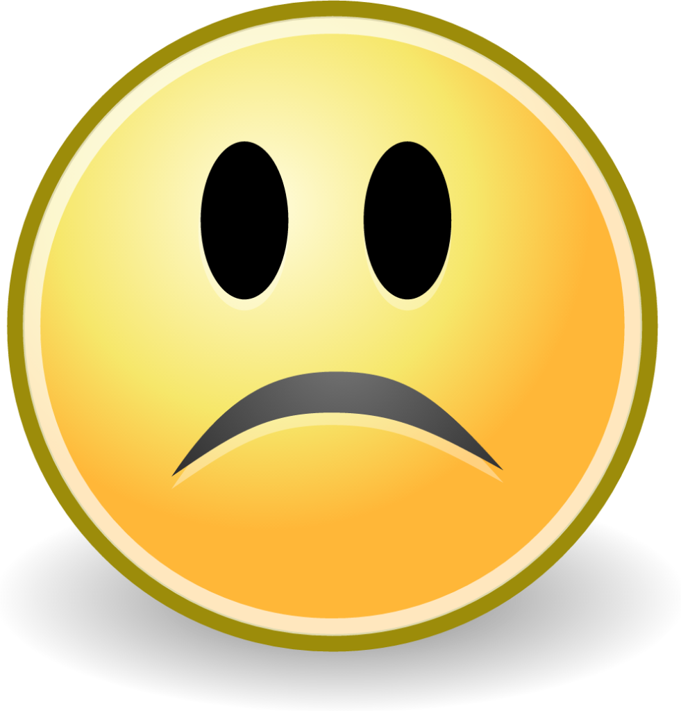 Frightened face emoticon symbol transparent png