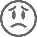face sad symbolic icon