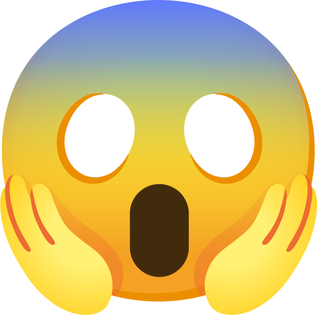 Fearful Face Emoji - Download for free – Iconduck