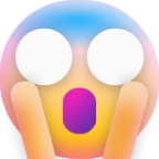 Face Screaming in Fear emoji