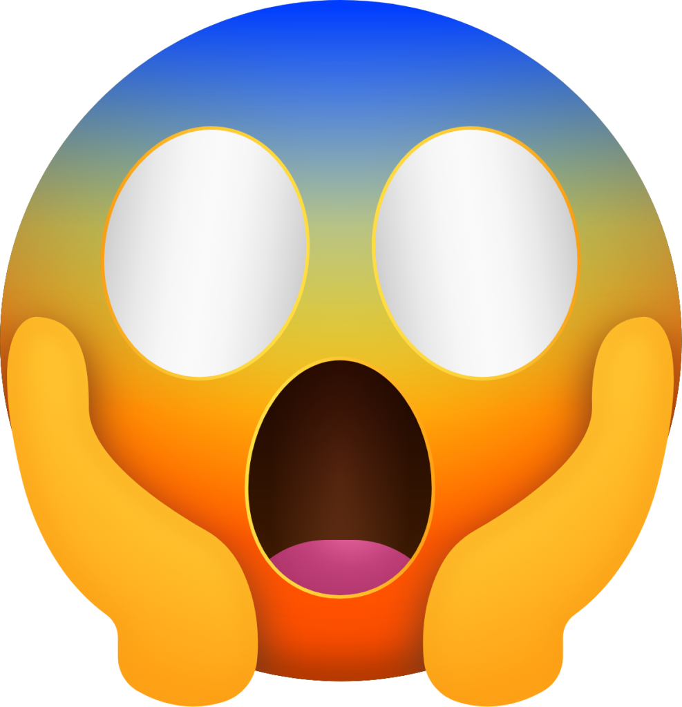 Fearful Face Emoji - Download for free – Iconduck