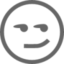 face smirk symbolic icon