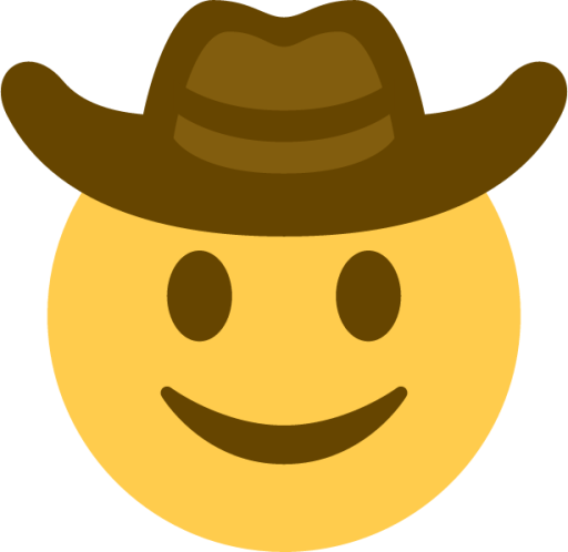 face with cowboy hat emoji