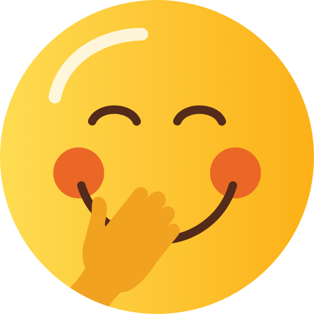 Face With Hand Over Mouth Emoji Download For Free Iconduck