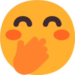 face with hand over mouth emoji