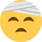 face with head-bandage emoji