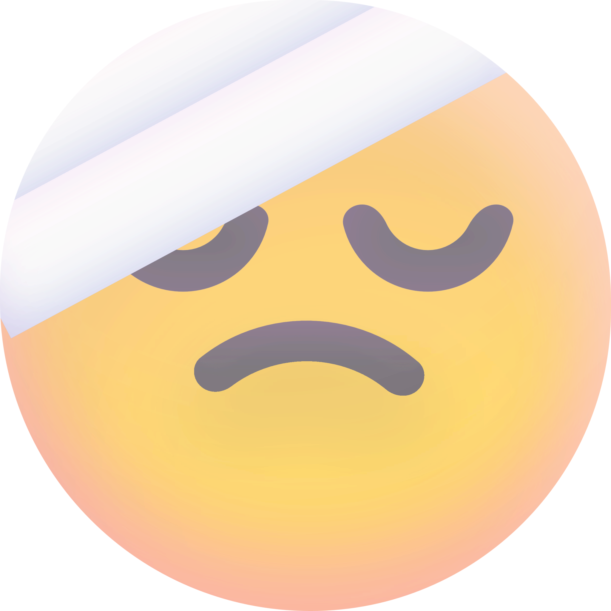 Face with Head Bandage emoji