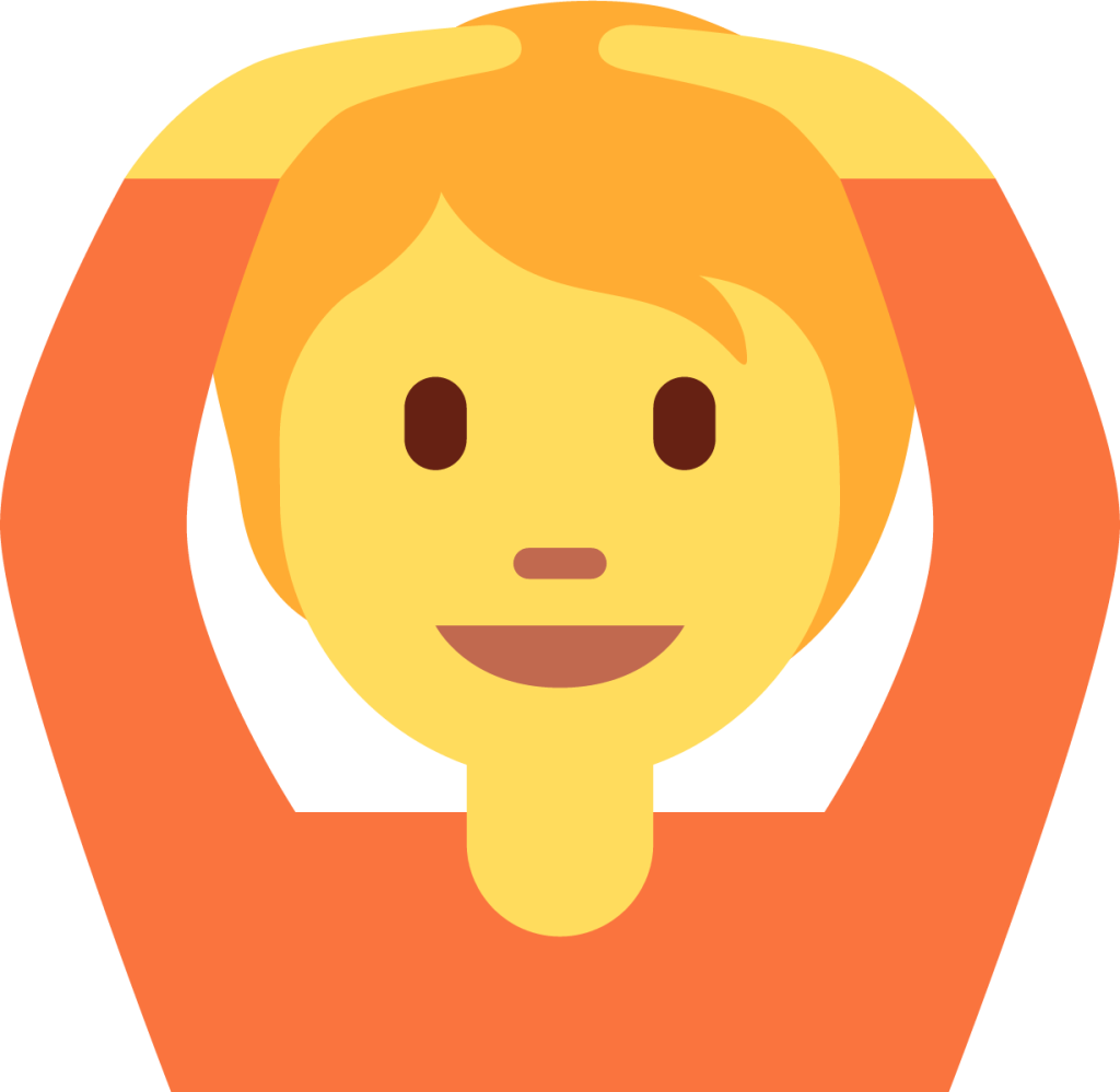 face with ok gesture emoji
