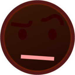 face with one eyebrow raised (black) emoji