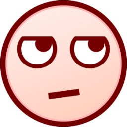 face with rolling eyes (white) emoji