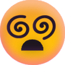 Face with Spiral Eyes emoji