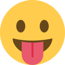 face with stuck-out tongue emoji