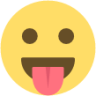 face with stuck-out tongue emoji
