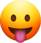 Face with Tongue emoji