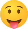 Face with tongue emoji emoji