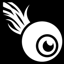 falling eye icon