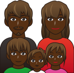 family (black) emoji
