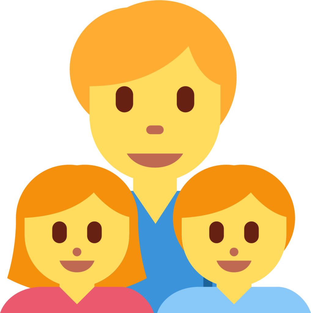 family: man, girl, boy emoji