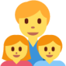 family: man, girl, boy emoji