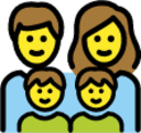 family: man, woman, boy, boy emoji