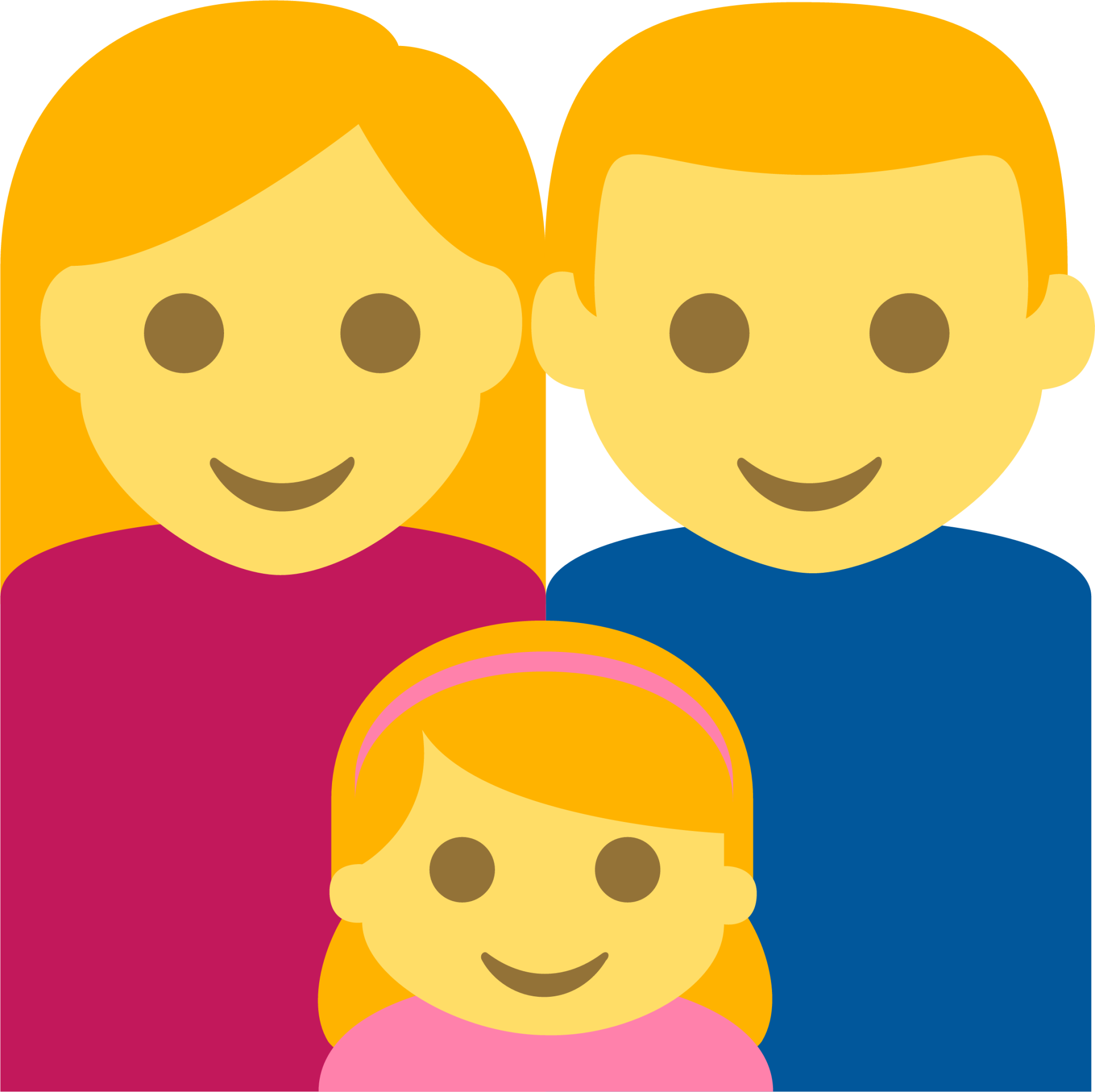 family (man,woman,girl) emoji