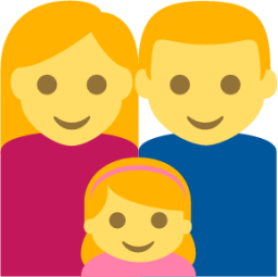 family (man,woman,girl) emoji