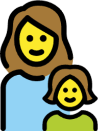 family: woman, girl emoji