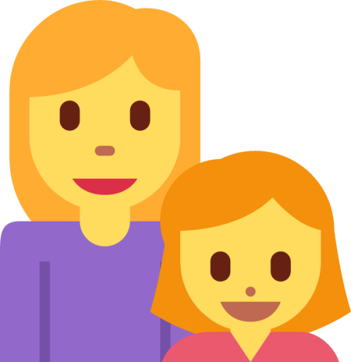 family: woman, girl emoji