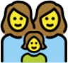 family: woman, woman, girl emoji