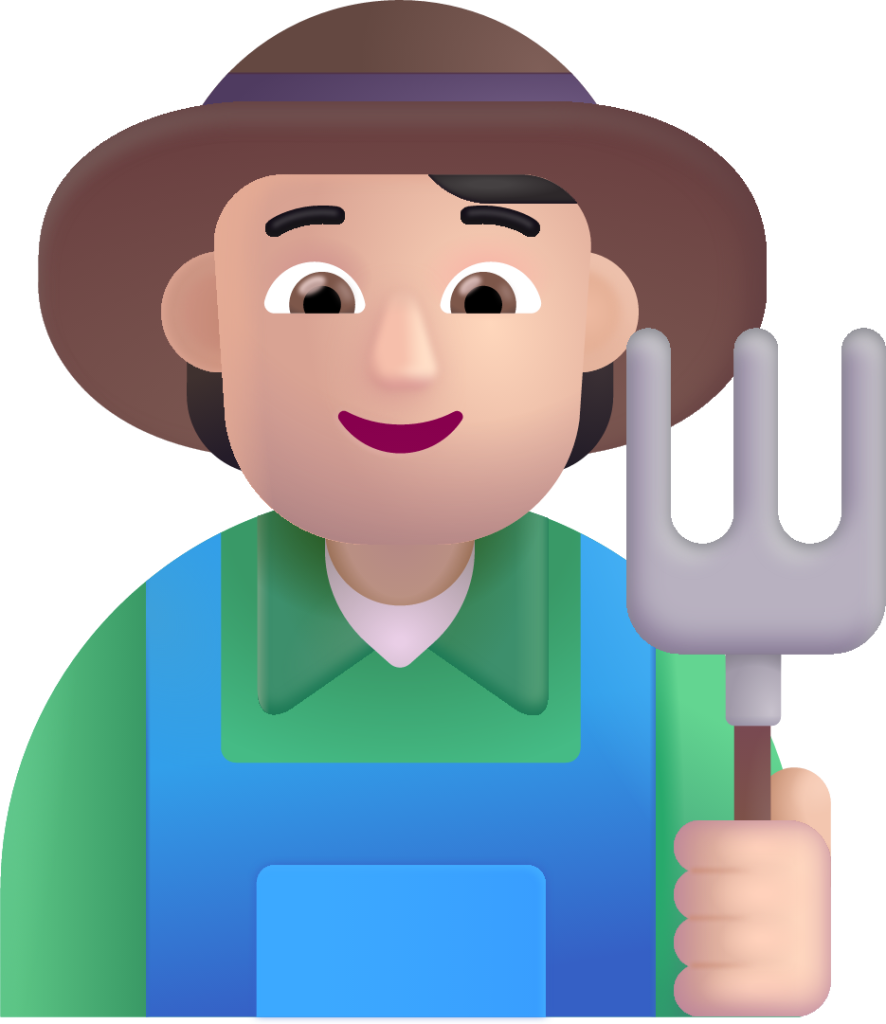 farmer light emoji