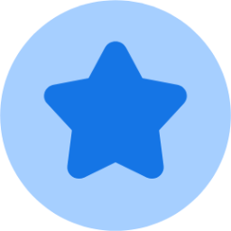 favorite star circle icon