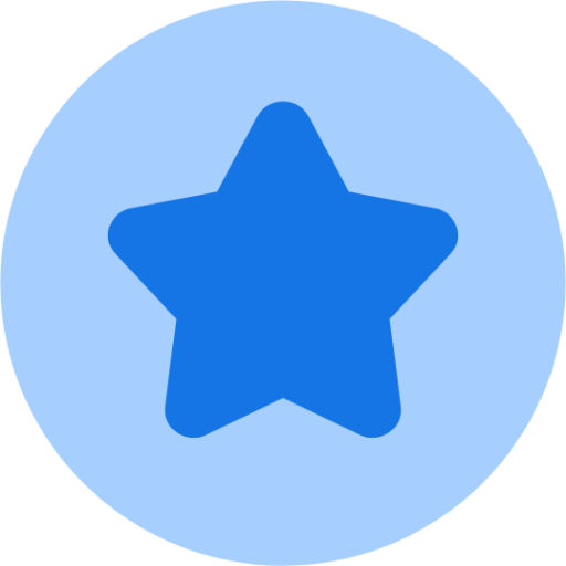 favorite star circle icon