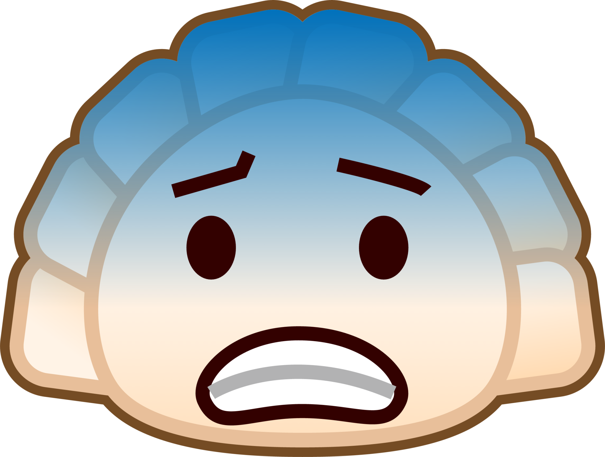 Fearful Face Emoji - Download for free – Iconduck