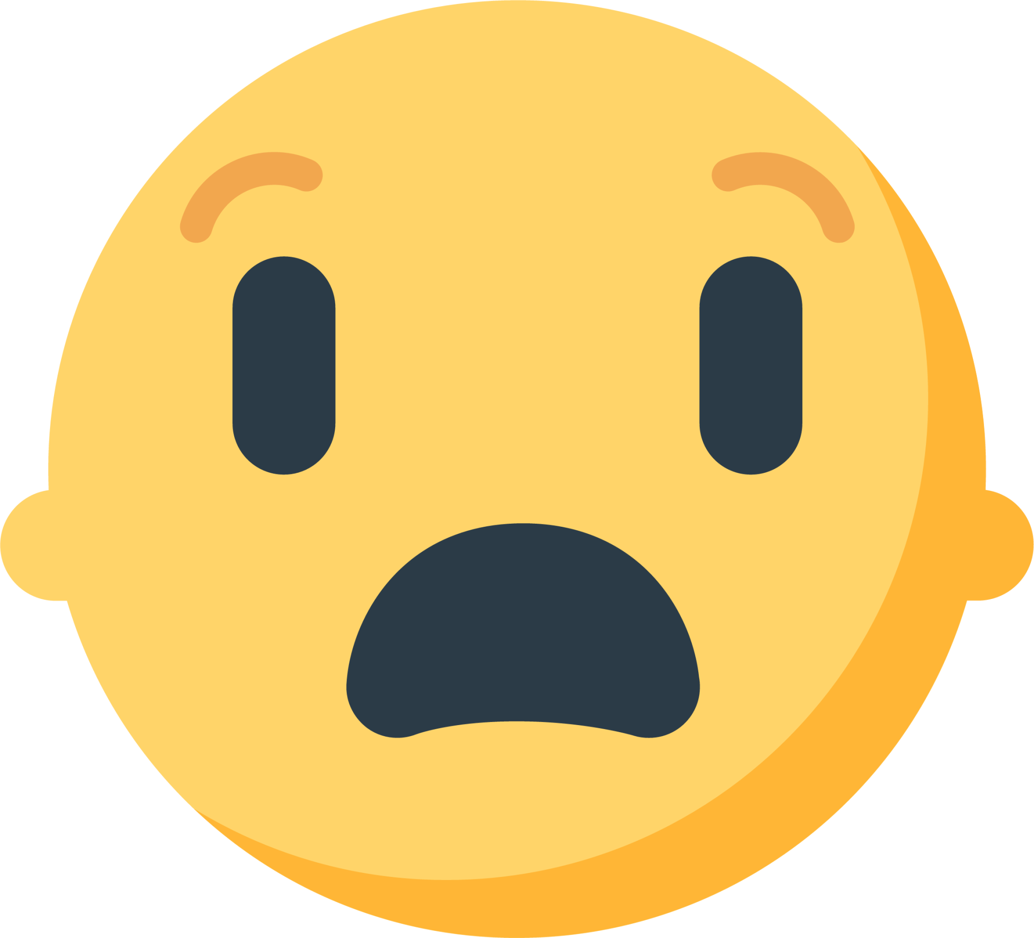 face screaming in fear Emoji - Download for free – Iconduck