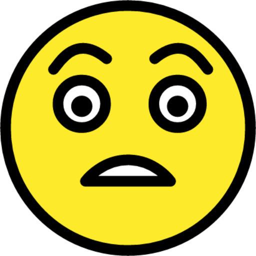 Fearful Face Emoji - Download for free – Iconduck