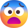 fearful face emoji
