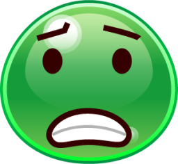 fearful (slime) emoji