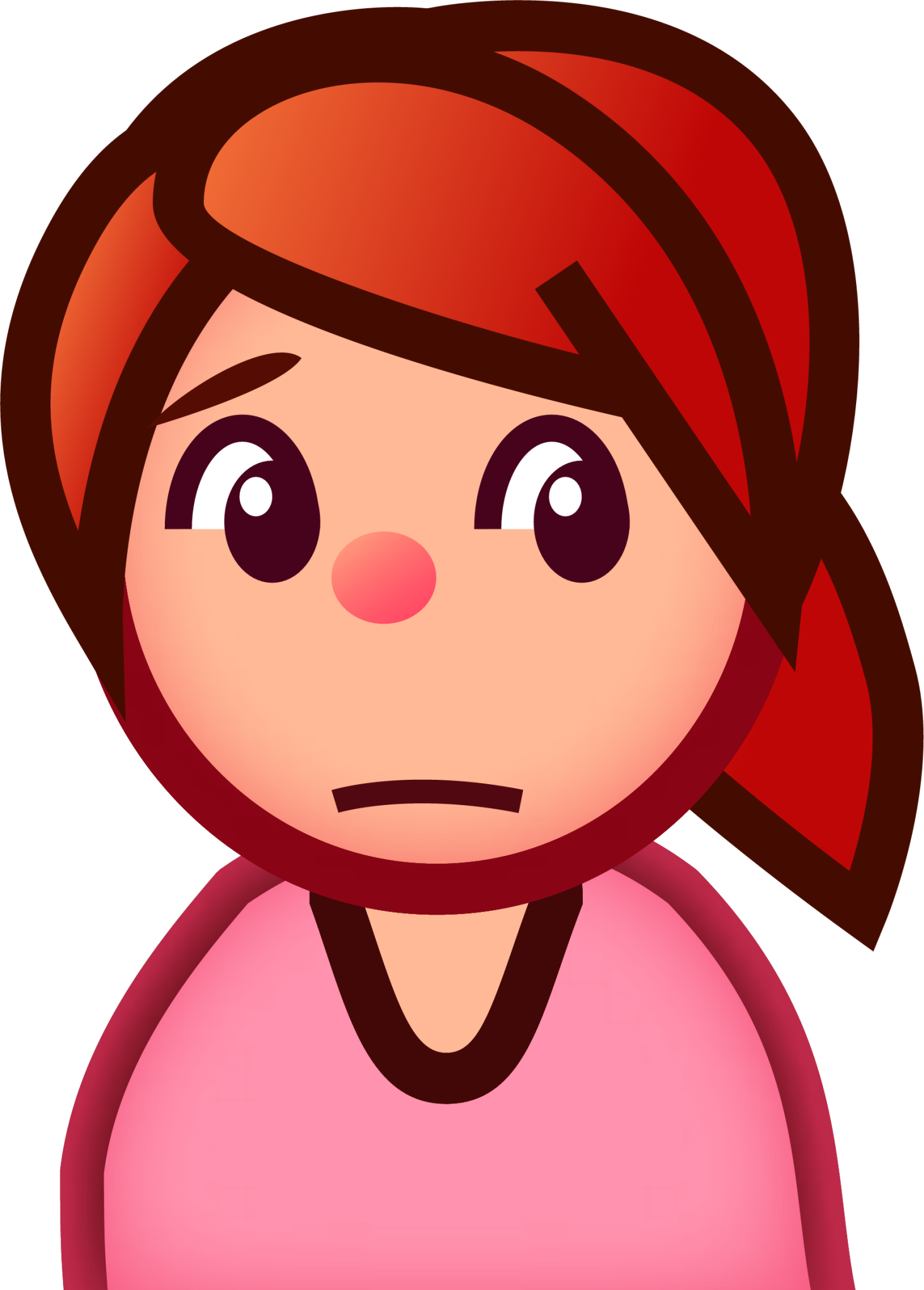 feeling dejected (plain) emoji