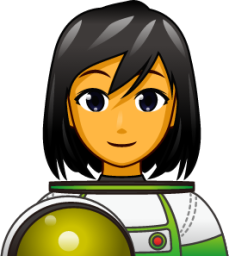 female astronaut emoji